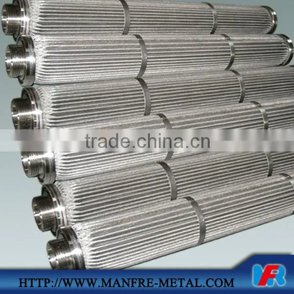 sintered stainless steel fiber cartridge filter