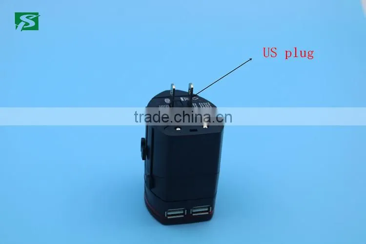 World plug power adapter input 100~240v ac 50/60hz