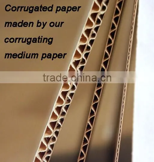 100gsm corrugating medium base paper for corrugated carton