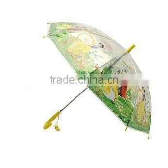 wholesale lovely Cartoon characters Pattern transparent umbrellas