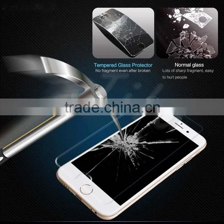 9h hardness tempered glass screen protector for iphone 0.33MM tempered