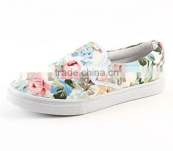 stock shoes new design kids white canvas footwears