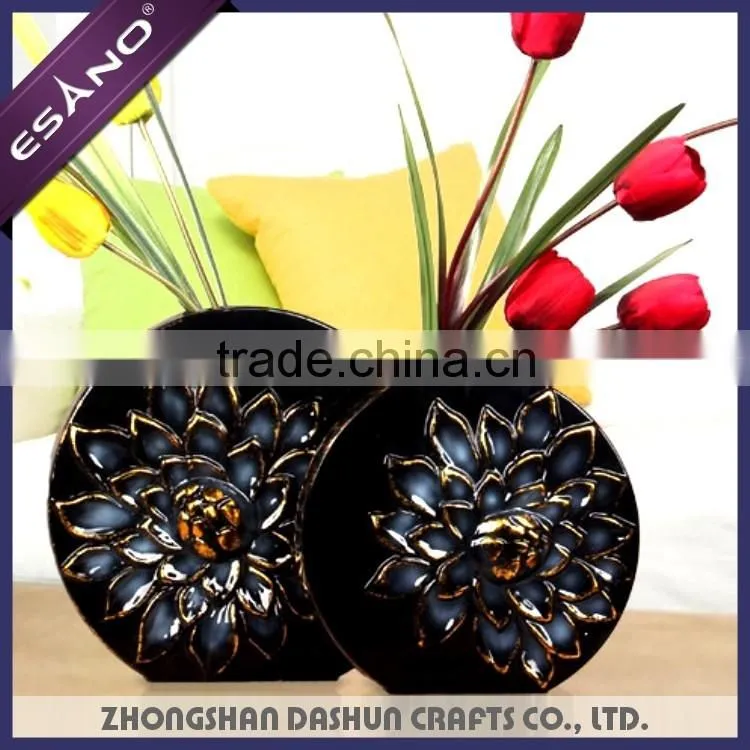 New arrival small Chinese style unique ceramic flower vases for decoration