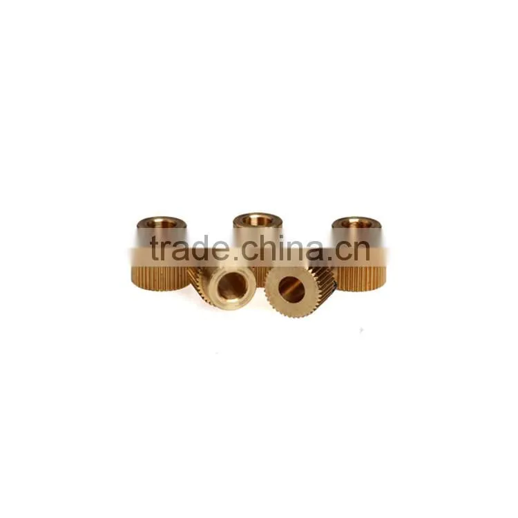 3D Printer Jewelry Parts 40 Tooth Extruder Filament Drive Gear for MK8 Makerbot Printers Brass Gear
