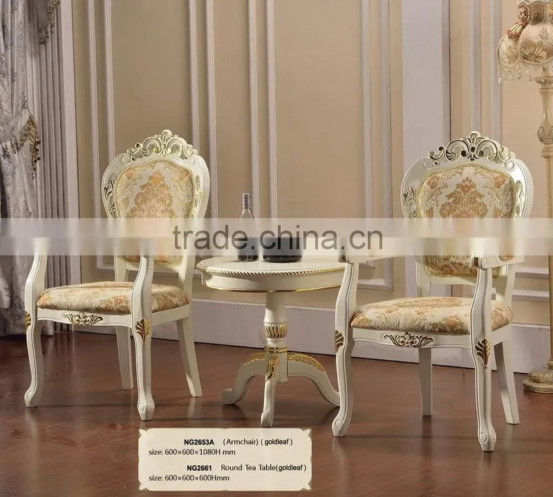 Luxury coffee table with armchairs (NG2661&NG2635A-G)
