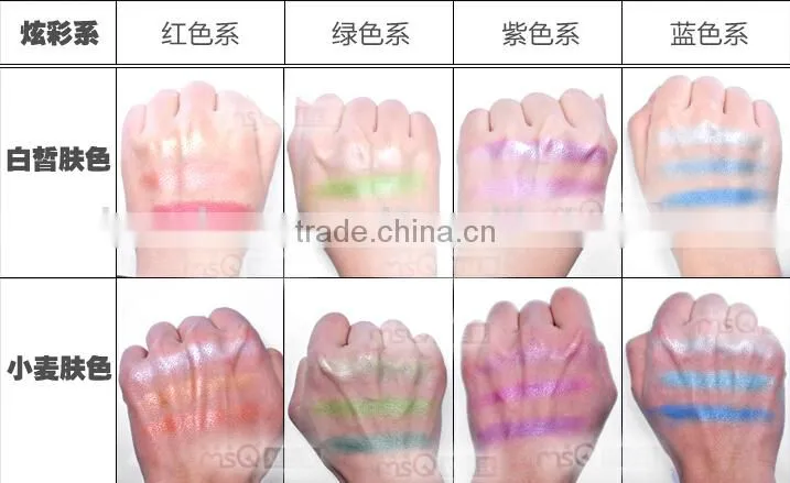 2015 Wholesale!!! High quality 78 colors palette mineral eyeshadow shiner for sale
