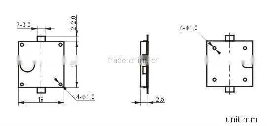 SMT2207 22mm 12V round thin active transducer electromagnetic buzzer with external drive (FBELE)