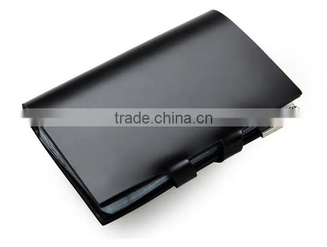 Custom leather organizer bulk business card holders