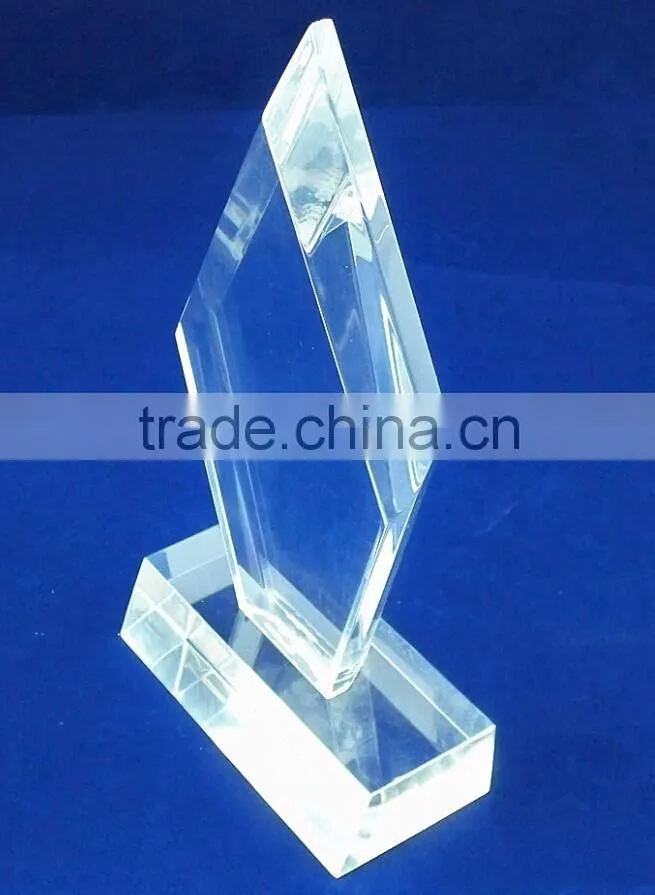 Top quality clear cube crystal cube for decoration