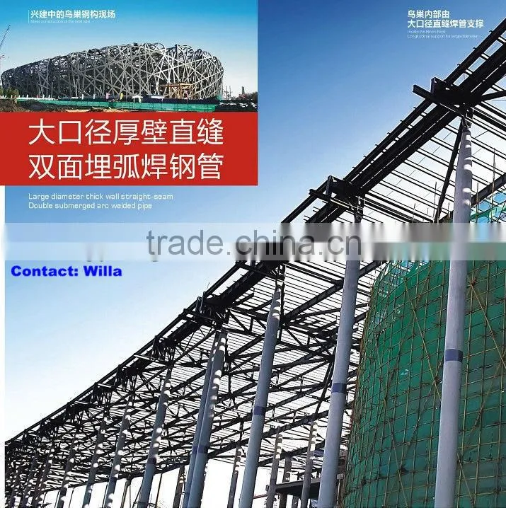 API 5L PSL2 X60 LSAW/DSAW Steel Pipe