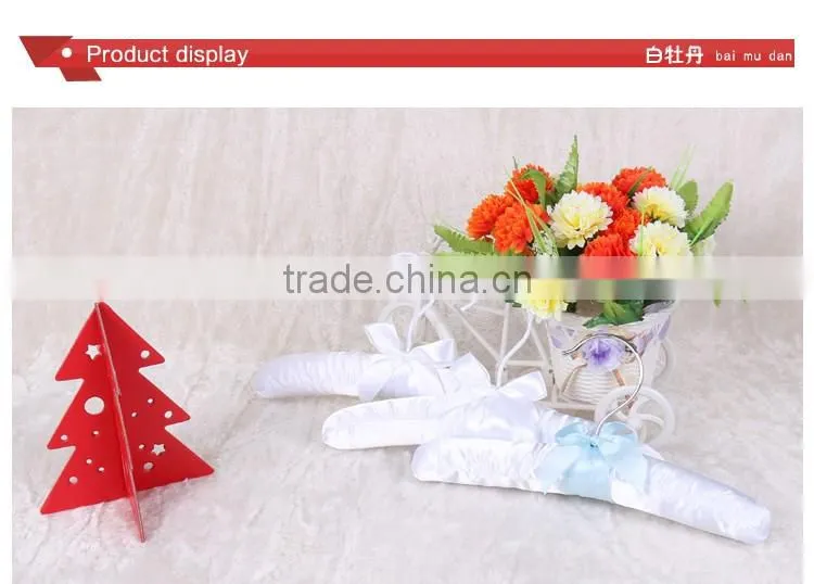 Satin shirt hanger soft clothes fabric hanger
