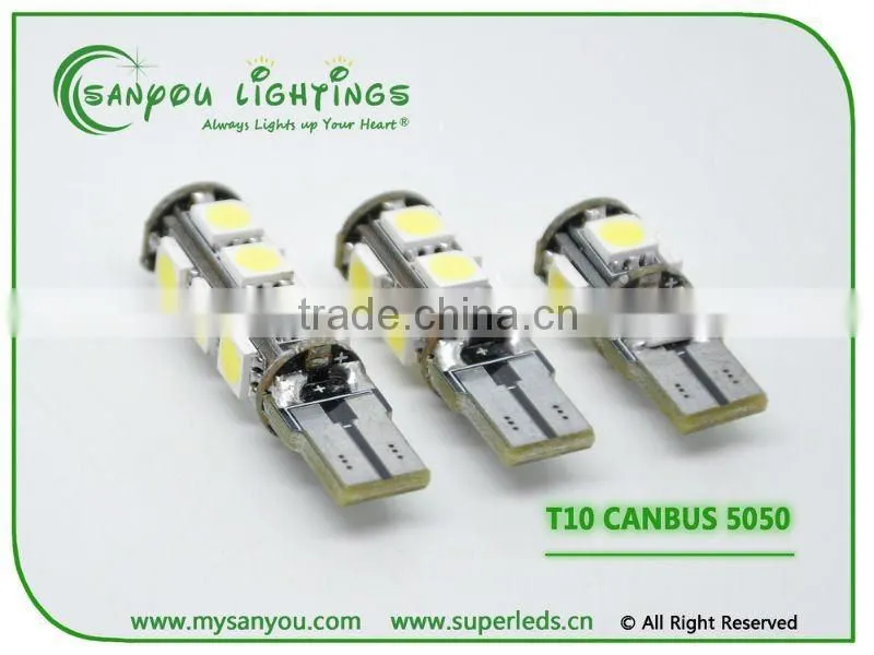 led automotive light 12V Canbus T10 194 3SMD