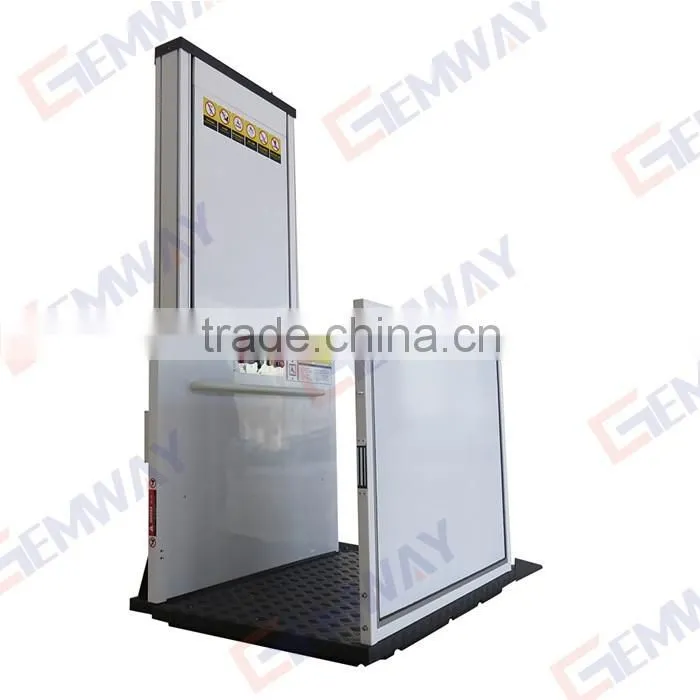 Factory price vertical hydraulic stair wheelchair lift for home