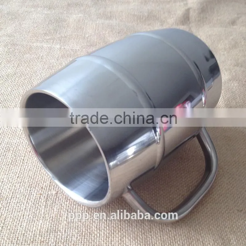 450ml 2014 Hot selling eco-friendly FDA LFGB double layer stainless steel coffee mug cup tumbler