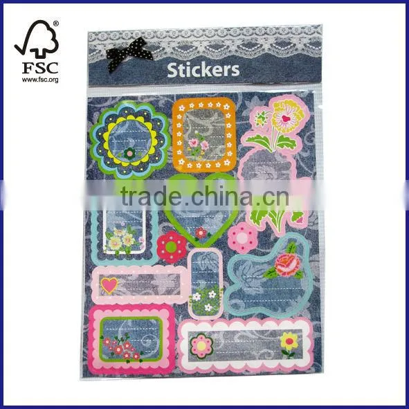 removable sticker paper gift tags