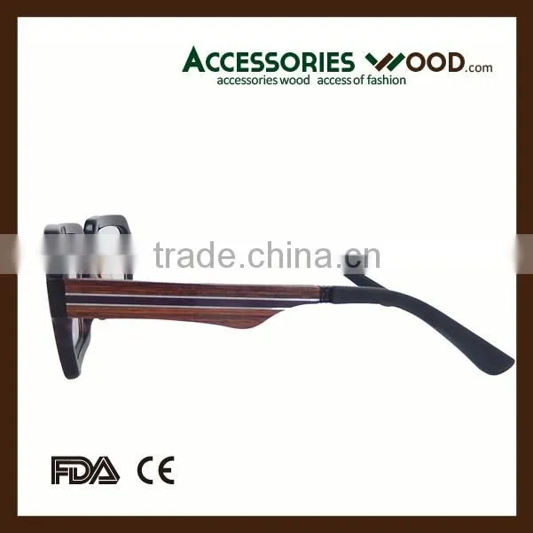 2016 Hot Sale Wood Optical Glasses with Polarized lenses Fashion Style for Man&Women