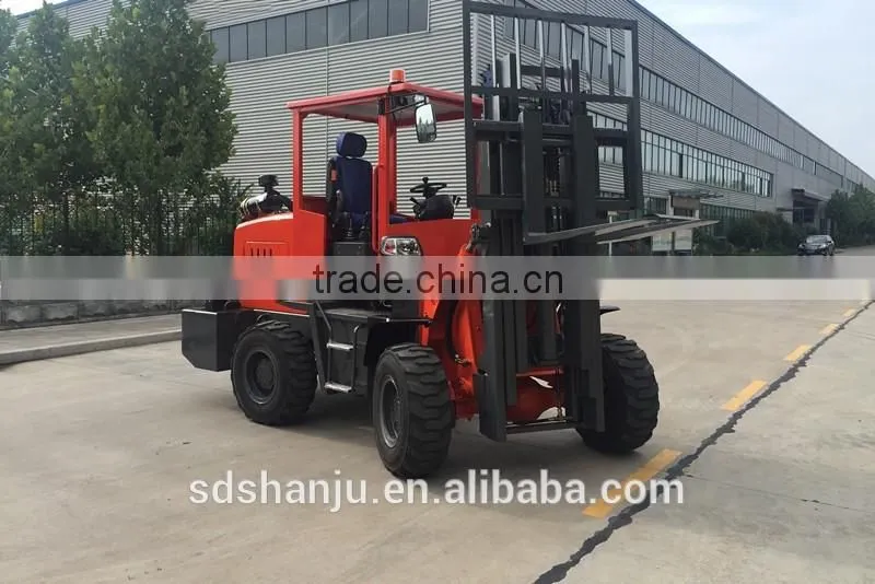 New 2 ton Rough Terrain Forklift Price of MR20 Diesel Forklift