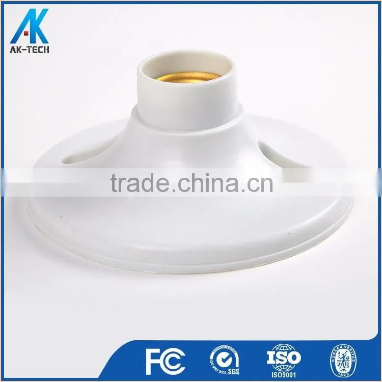 white screw shell lamp holder e27 plastic e26 lamp socket fitting