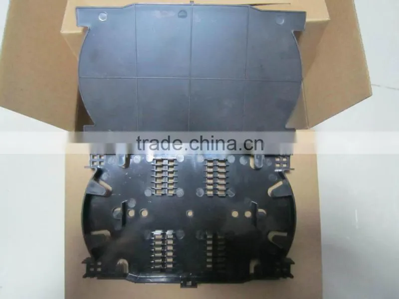 installable in splice enclosure 24 port/core ABS optical fiber splice tray