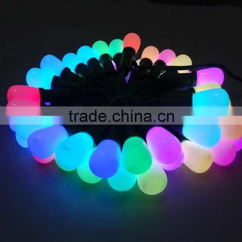 rgb full color c9 led christmas string lights