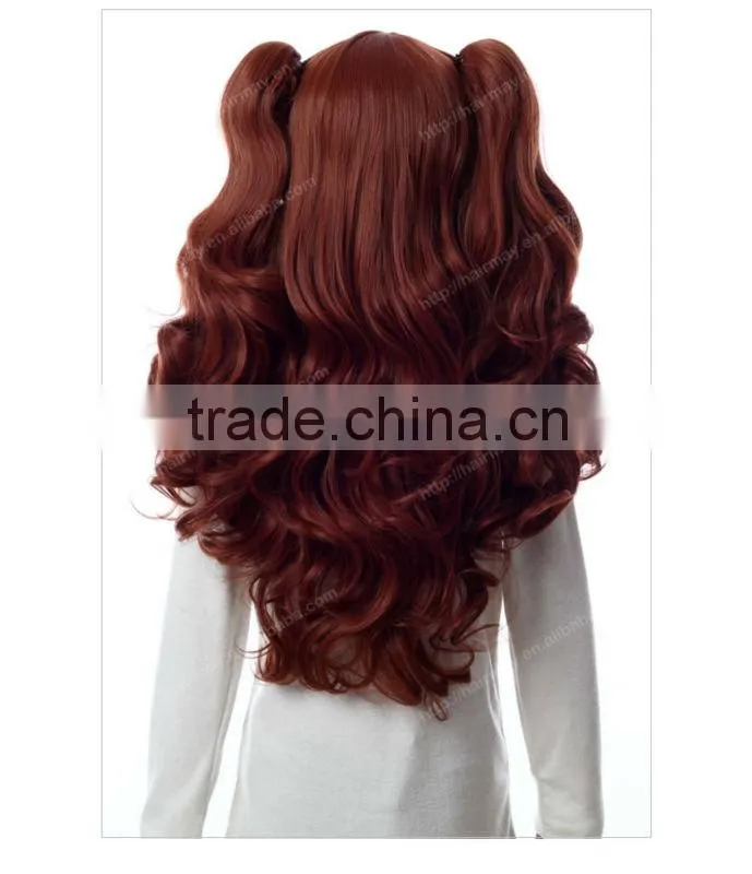 Brown pony-tail hairpiece Hair wigs for black men