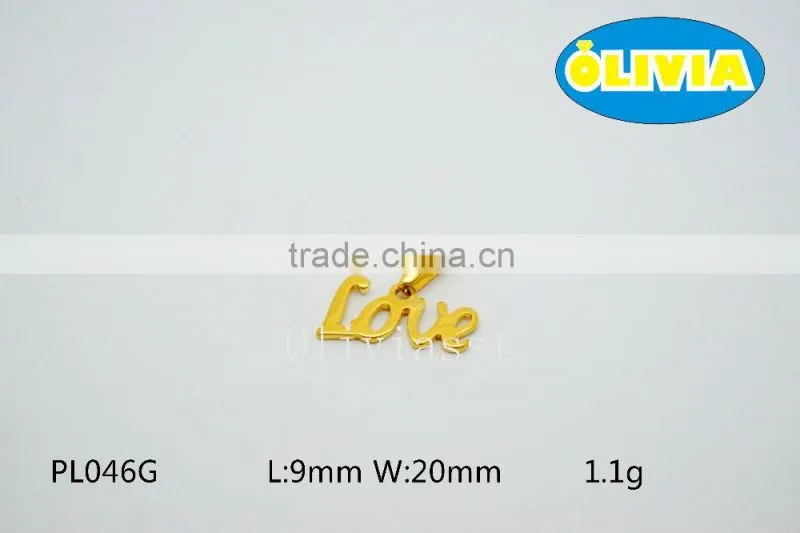 Olivia 2016 New Year Gift Present Fashion Modern 304 Stainless Steel Love Heart Shape Small Size pendant