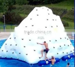 Best quality 0.9mm materials floating inflatable water park with inflatable water trampoline