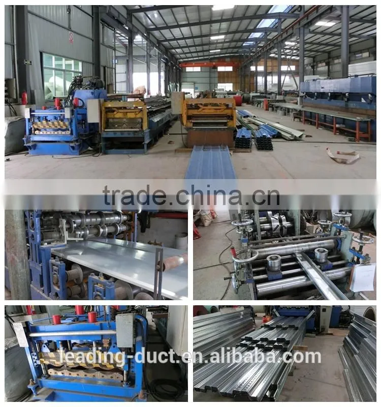 Colored corrugated steel plate