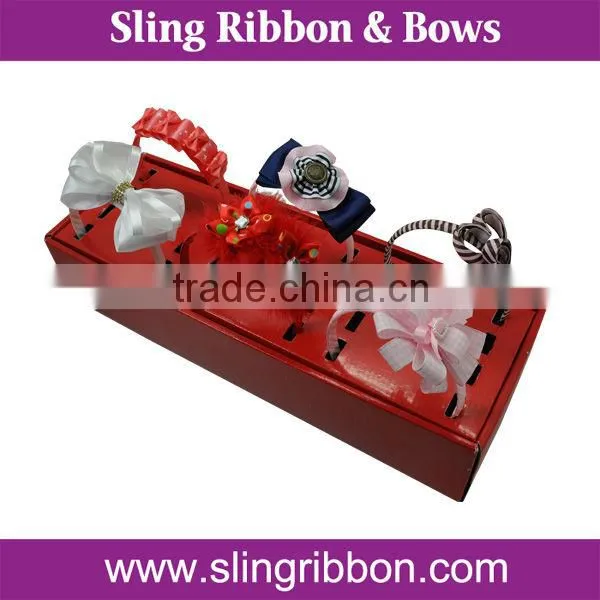Satin Ribbon Bow Elastic Hair Bands