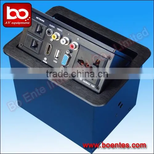 CE Approved Desktop Socket Function Pop Up Connectors for Indian Market