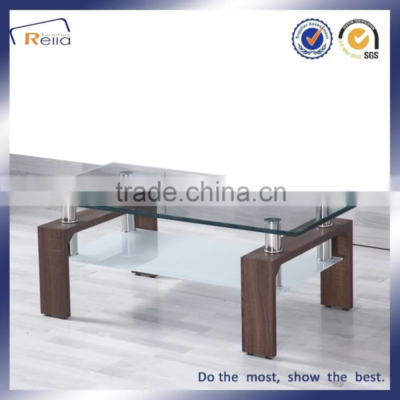 Popular Customized Grey Class Coffee Table with Oka Paper from China