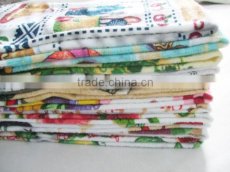 softtextile home textiles silk screen pigment print kitchen set kitchen textiles china supplier