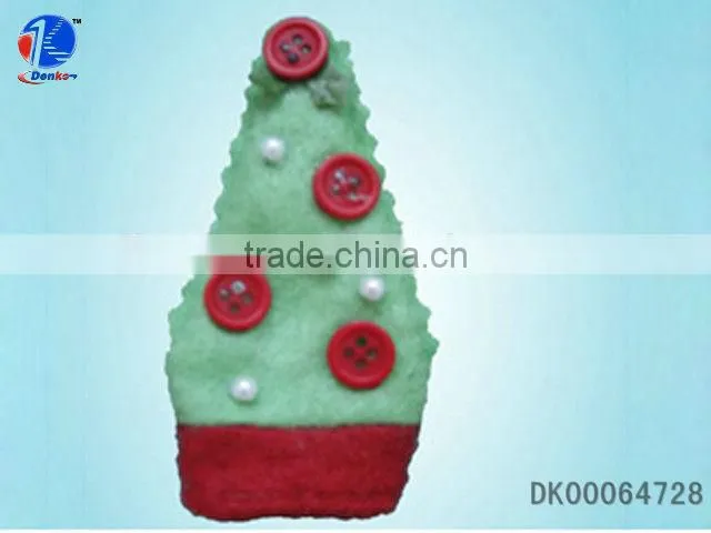 14" Hi-pile Santa Claus Stuffed Toy Felt Hand Puppet PP Cotton Filled