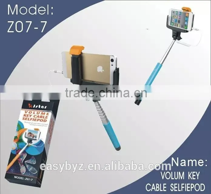 innovative New hot products KJstar Selfie Stick Z07-7 without bluetooth