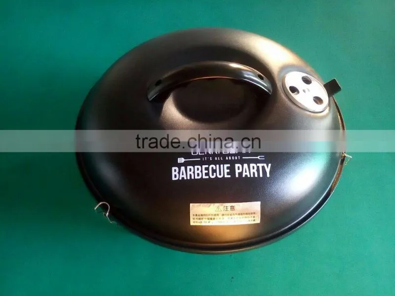 14inch portable football bbq grill