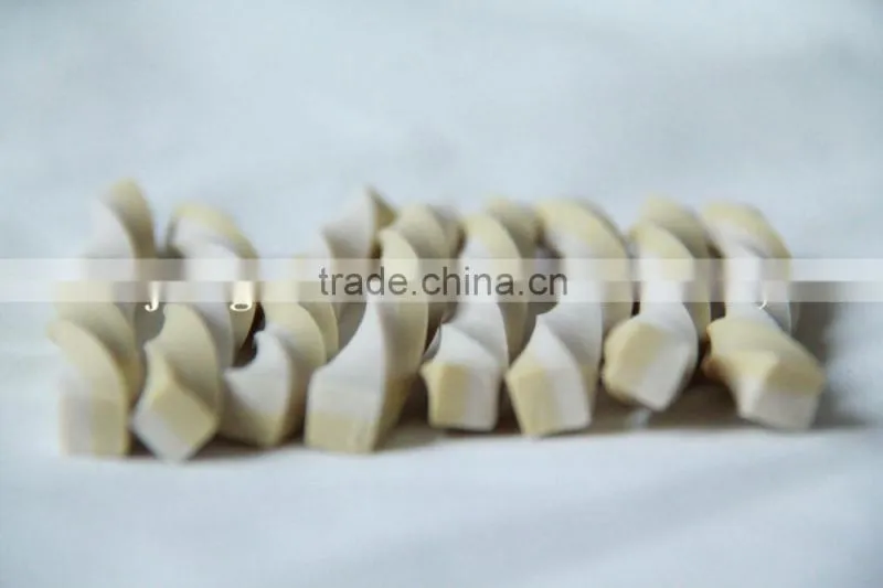 dog treats (dog treat two-tone squared twisted stick)