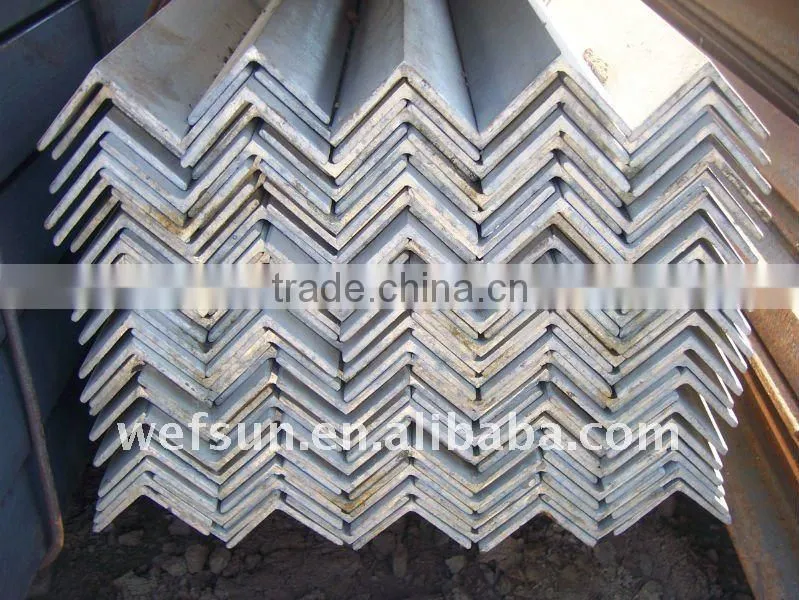 High quality strong pressure galvanized equal angle steel bar
