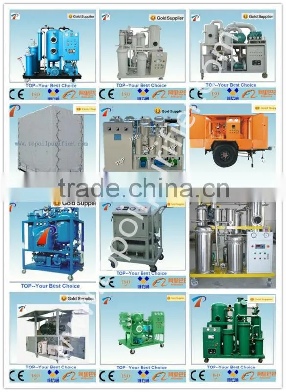TOP Series ZYD-I- 50 Double Stage Vacuum transformer Oil decolor/degas/dewater machine,ISO& CE remark,