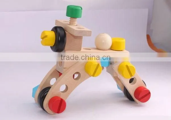 Hot sale item --- 30 pieces changeable nut building blocks car