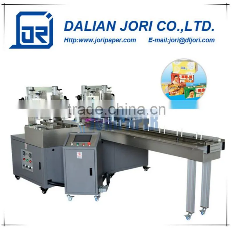 Semi-automatic high speed cardboard box sealing machine