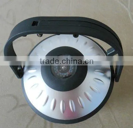 12LED cranking/dynamo camping lantern with compass