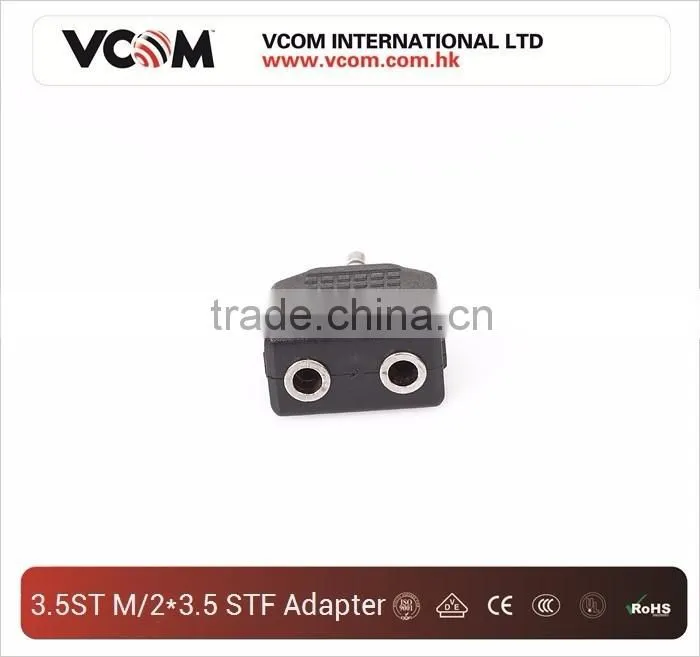 VCOM high quality 3.5STM/2*3.5STF adaptor
