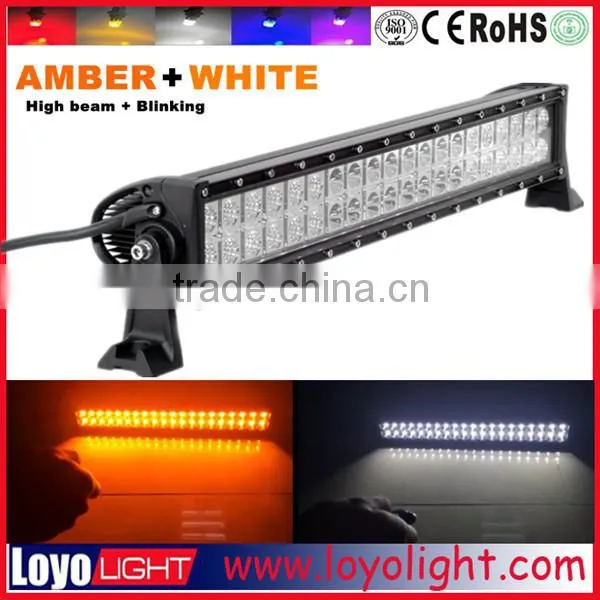 2016 led light bar 4X4 accessories 120w 20inch Light Bar Flood Spot Combo Beam Waterproof amber color changing light bar