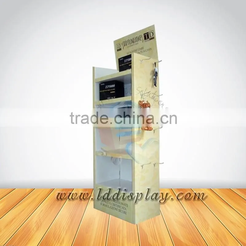 Custom cardboard fashion accessories display stand