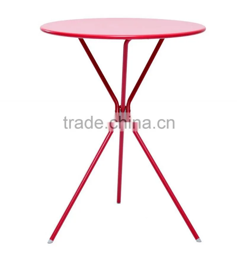 cheap steel camping round folding table