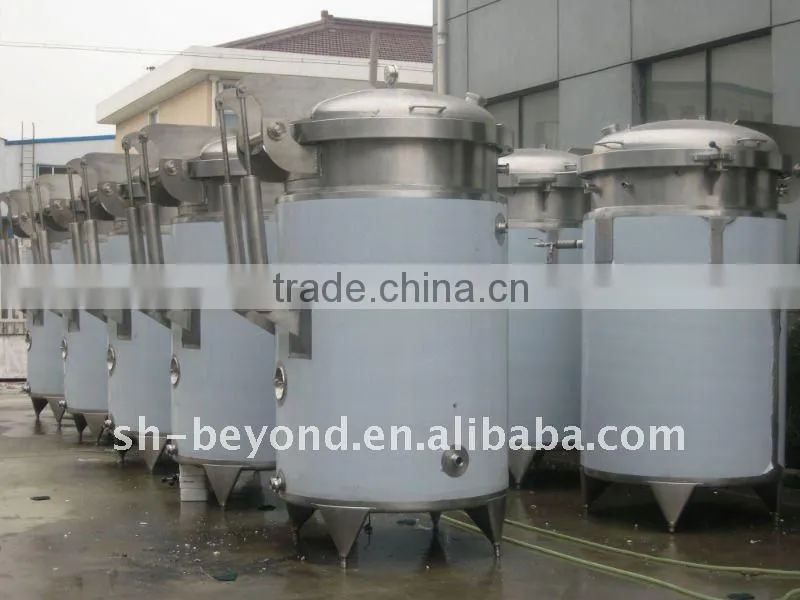 stainless steel vacuum extraction tank