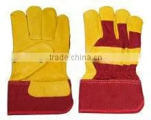 China split leather work gloves