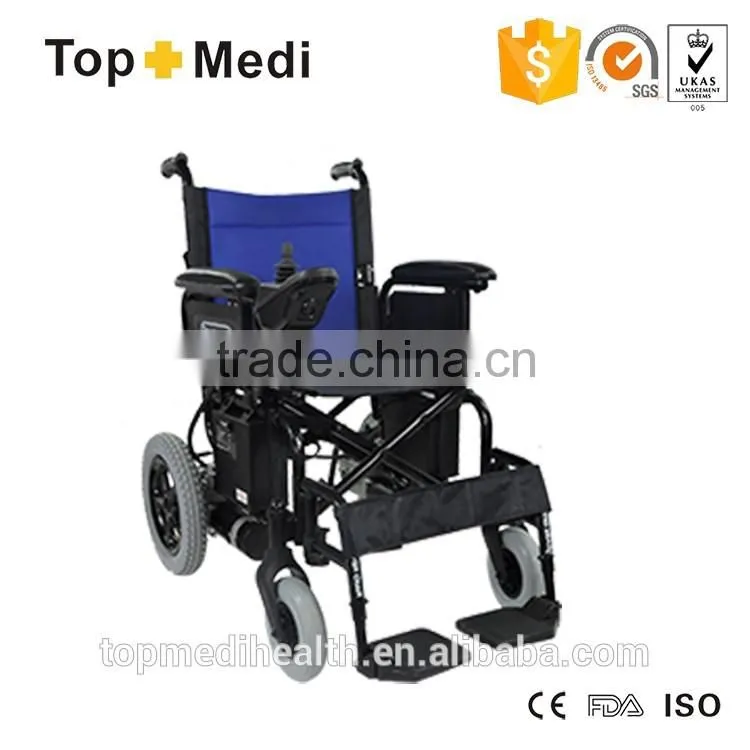 24V340W light handicapped power electric wheelchair with lead batteries