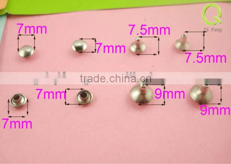 8mm crystal rivet, diamond cap snap button, crystal press snap button