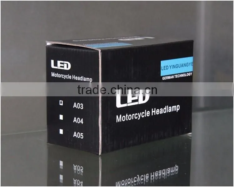 Factory directly wholesale 18W Motorcycle headlamp 3PCS*6W super bright COB LEDs